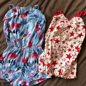 Patriotic Toddler Rompers